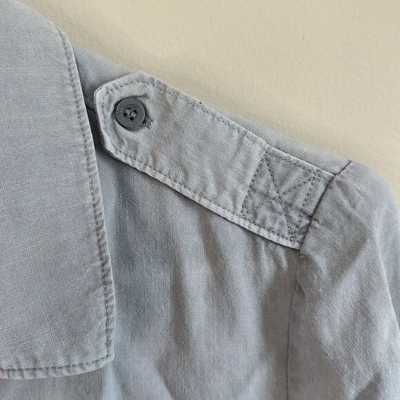 Cloth & Stone Button down Gray Chambray - Picture 3 of 6